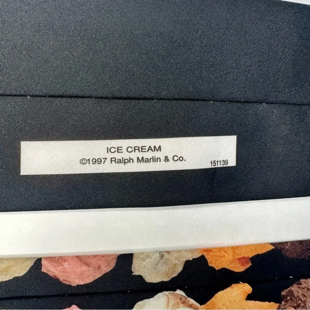 Vintage 1997 ICE CREAM Cone Classic Ralph Marlin Tie, 3.25” x 59” - Picture 7 of 9
